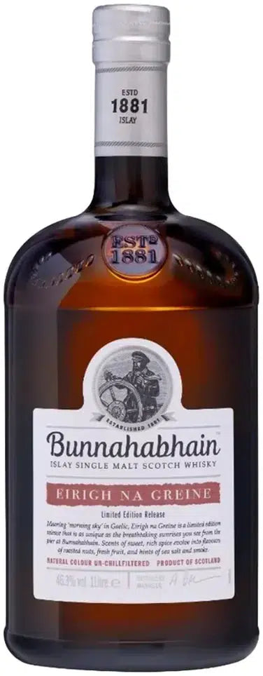 Buy Bunnahabhain Eirigh Na Greine Single Malt Scotch Whisky 1L Online at Bottle Stop