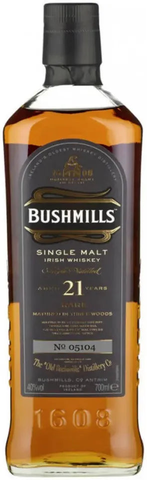 Buy Bushmills 21 Year Old Single Malt Irish Whiskey 700ml Online at Bottle Stop