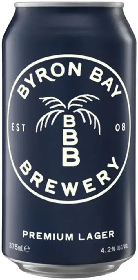 Buy Byron Bay Brewery Premium Lager 375ml Online at Bottle Stop