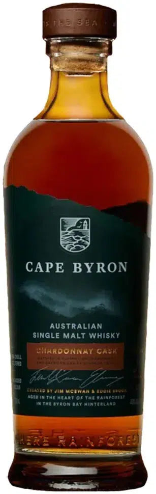 Buy Cape Byron Distillery Chardonnay Cask Single Malt Whisky 700ml Online at Bottle Stop
