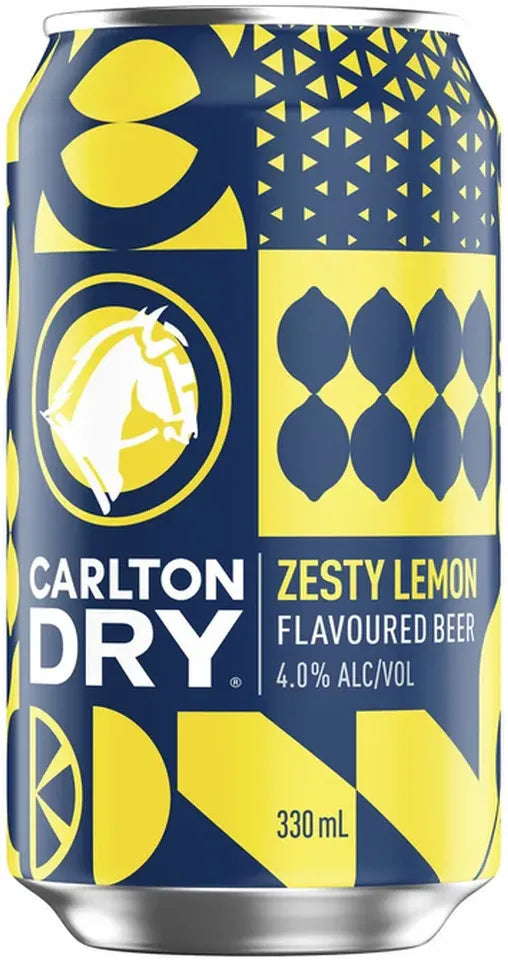 Buy Carlton Dry Lemon 330ml Online at Bottle Stop