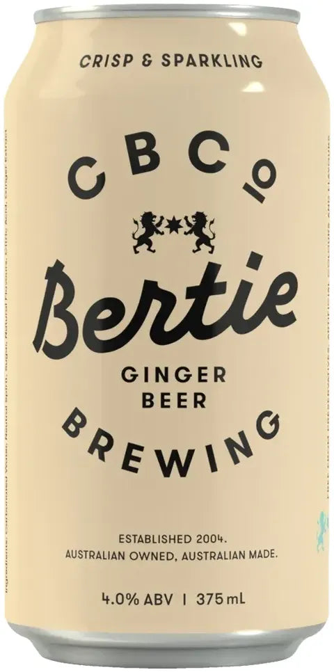 CBCo Brewing Bertie Ginger Beer 375ml 