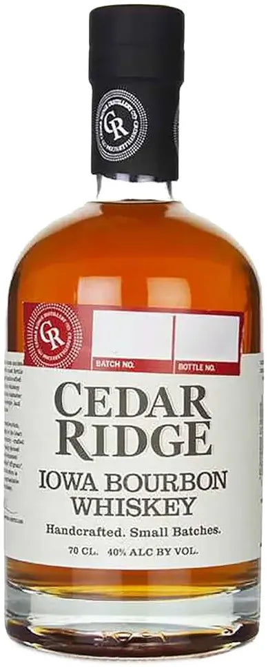 Buy Cedar Ridge Iowa Bourbon Whiskey 700ml Online at Bottle Stop