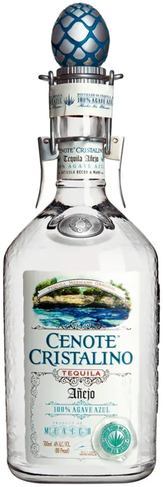 Buy Cenote Cristalino Anejo Tequila 700ml Online at Bottle Stop