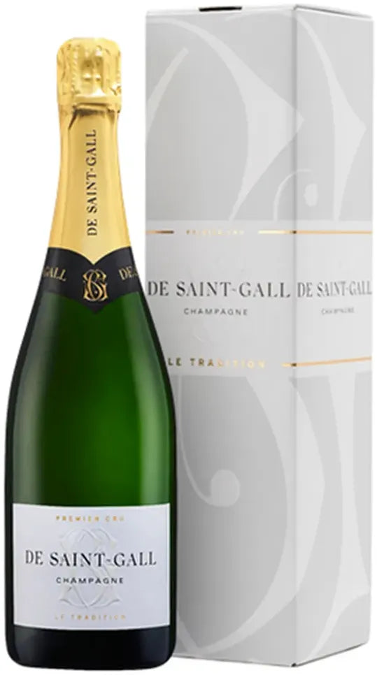 Buy Champagne De Saint-Gall Brut Tradition Premier Cru Gift Box 750ml Online at Bottle Stop