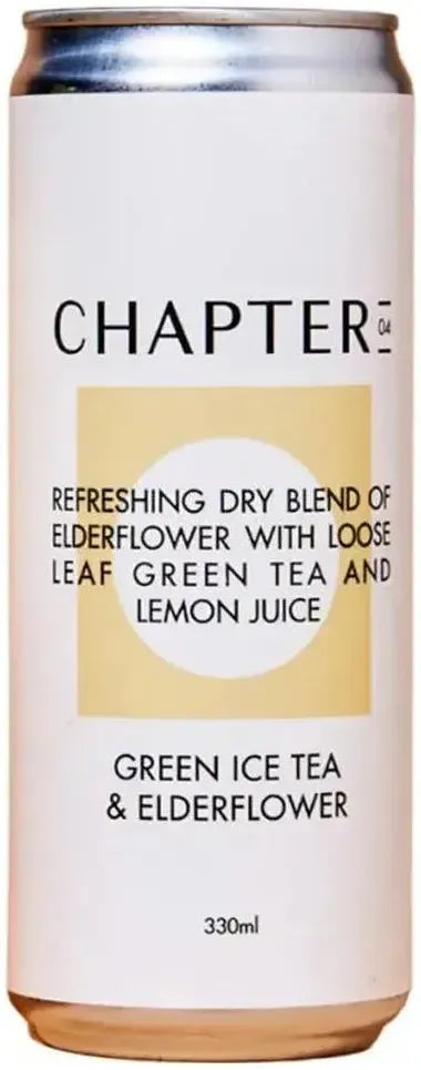 Buy Chapter Tea Green Tea & Elderflower 330ml Online at Bottle Stop
