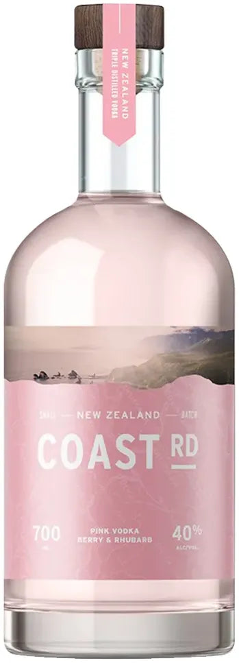 Buy Coast Rd Pink Berry And Rhubarb Vodka 700ml Online at Bottle Stop