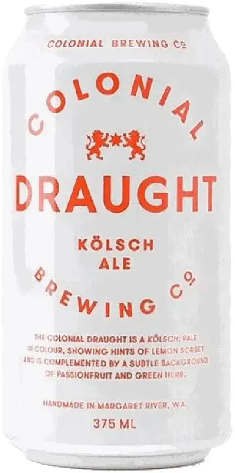Buy Colonial Brewing Co. Draught Can 375ml Online at Bottle Stop
