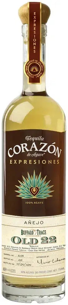 Buy Corazon Expresiones Buffalo TRace Old 22 Anejo 750ml Online at Bottle Stop