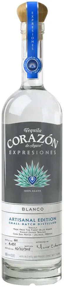 Buy Corazon Expression Artisanal Edition Blanco Tequila 750ml Online at Bottle Stop