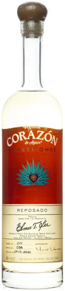 Buy Corazon Expression Elmer T Lee Reposado Tequila 750ml Online at Bottle Stop