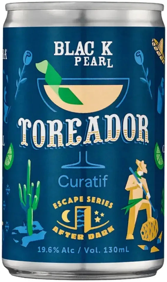 Buy Curatif Black Pearl Toreador Cans 130ml Online at Bottle Stop