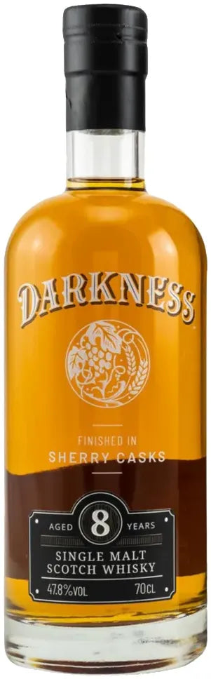 Buy Darkness 8 Year Old Single Malt Whisky 700ml Online at Bottle Stop