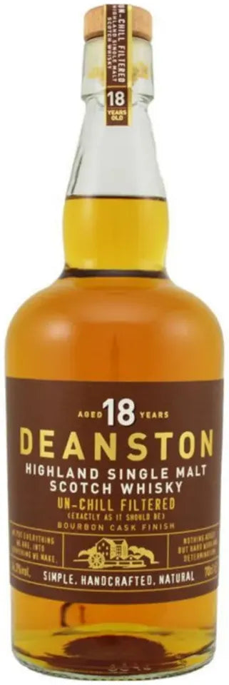 Buy Deanston 18 Year Old Single Malt Scotch Whisky 700ml Online at Bottle Stop