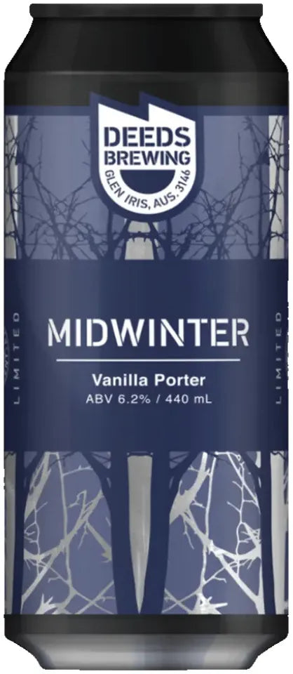 Buy Deeds Brewing Midwinter Vanilla Porter 440ml Online at Bottle Stop