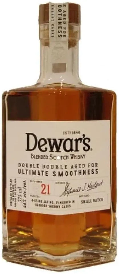 Buy Dewar's 21 Year Old Double Double Scotch Whisky 375ml Online at Bottle Stop