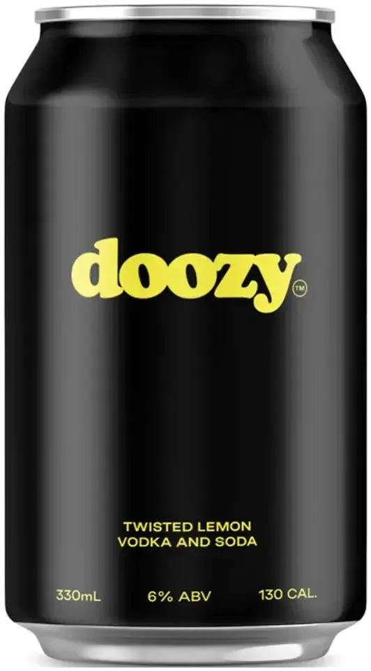 Buy Doozy Twisted Lemon Vodka & Soda 330ml Online at Bottle Stop
