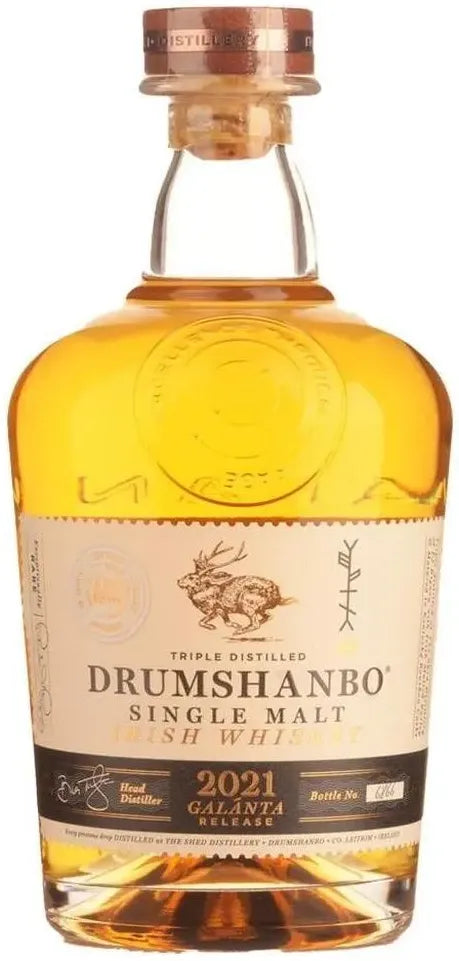 Buy Drumshanbo Galanta 2021 Single Malt Irish Whiskey 700ml Online at Bottle Stop