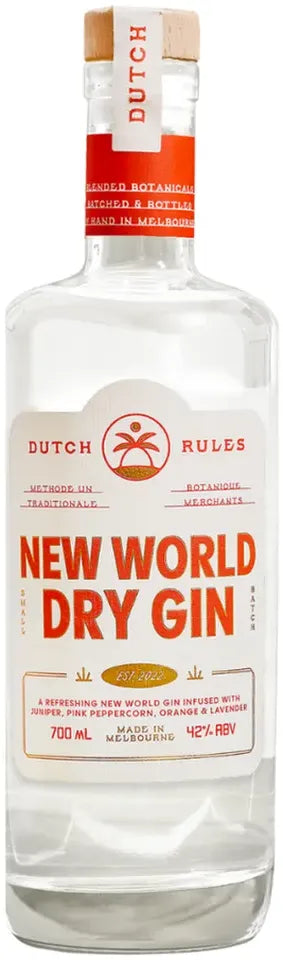 Buy Dutch Rules New World Dry Gin 700ml Online at Bottle Stop