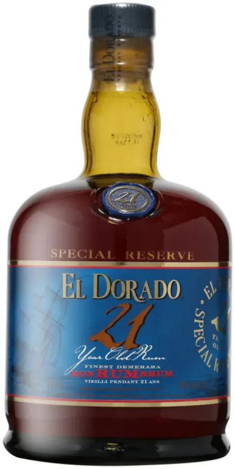 Buy El Dorado 21 Year Old Rum 750ml Online at Bottle Stop