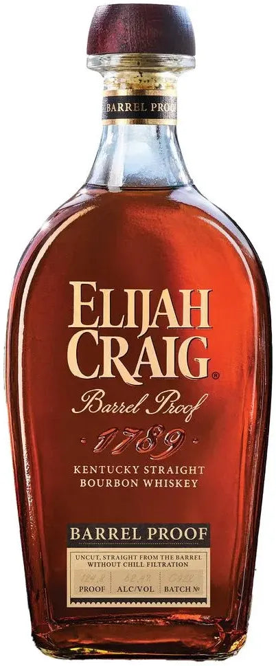 Buy Elijah Craig Barrel Proof C922 124.8 Proof Bourbon Whiskey 700ml Online at Bottle Stop
