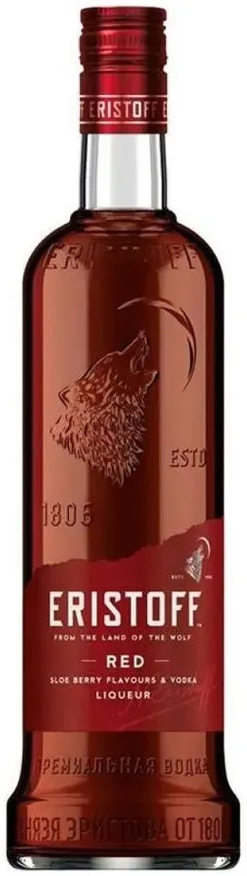 Buy Eristoff Red Sloe Berry Vodka Liqueur 1L Online at Bottle Stop