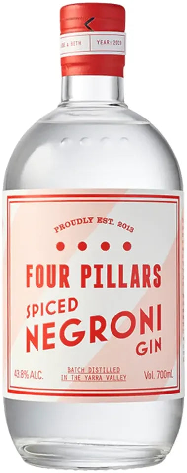 Buy Four Pillars Spiced Negroni Gin 700ml Online at Bottle Stop