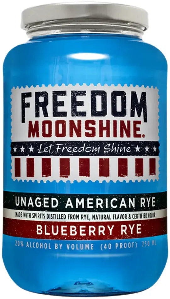 Buy Freedom Moonshine Blueberry Rye Moonshine 750ml Online at Bottle Stop