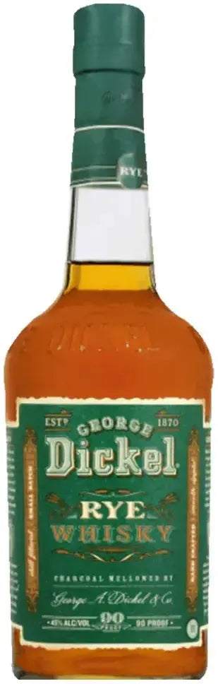 Buy George Dickel Rye Whiskey 750ml Online at Bottle Stop