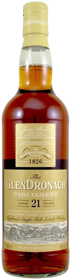 Buy Glendronach 21 Year Pedro Ximenez & Oloroso Single Malt Whisky 700ml Online at Bottle Stop