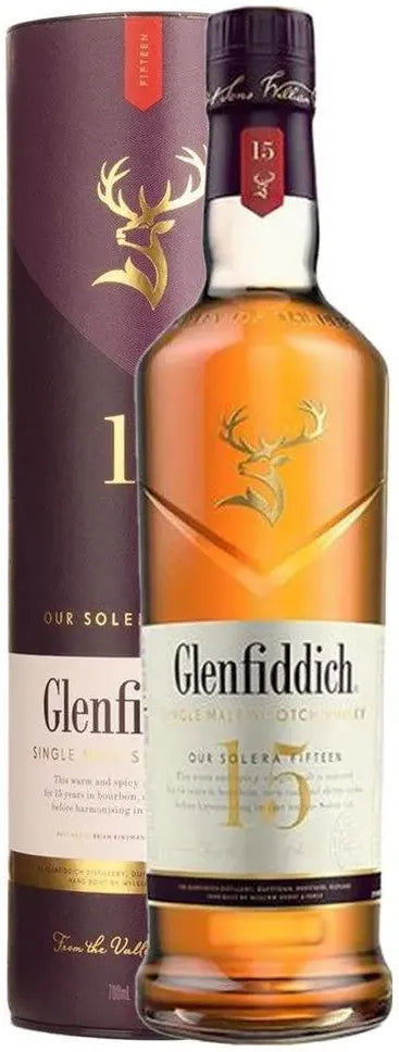Buy Glenfiddich 15 Year Old Solera Reserve Single Malt Scotch Whisky 1L Online at Bottle Stop