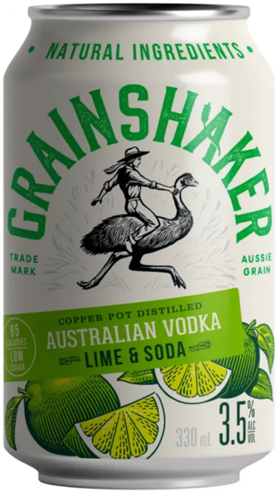 Buy Grainshaker Lime & Soda 3.5% 330ml Online at Bottle Stop