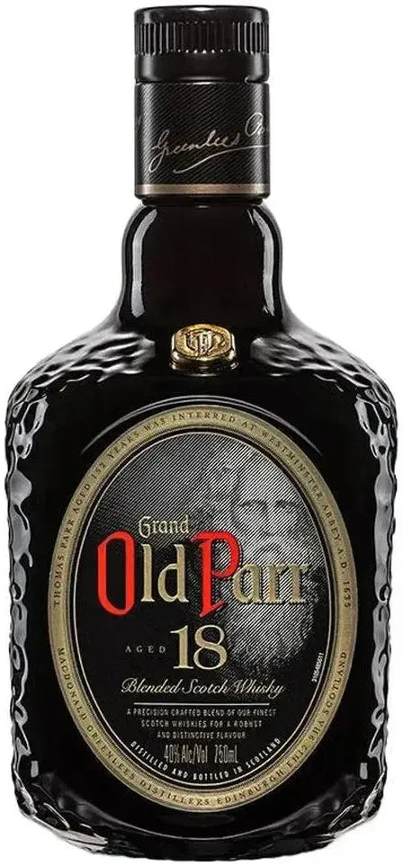 Buy Grand Old Parr 18 Year Old Blended Malt Scotch Whisky 750ml Online at Bottle Stop