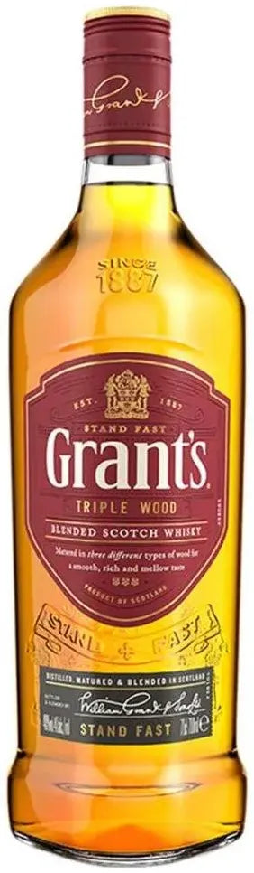 Buy Grant's Triple Wood Blended Scotch Whisky 700ml Online at Bottle Stop