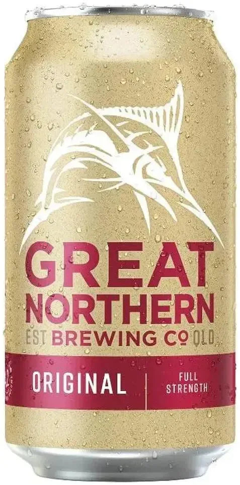 Buy Great Northern Brewing Co Original Lager Can 30 Pack 375ml Online at Bottle Stop