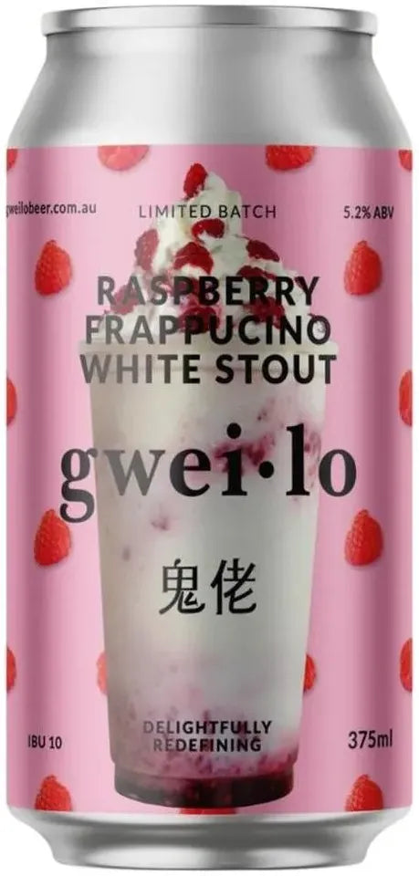 Buy Gweilo Raspberry Frappucino White Stout 375ml Online at Bottle Stop