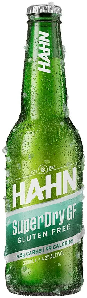 Buy Hahn Super Dry Gluten Free 330ml Online at Bottle Stop