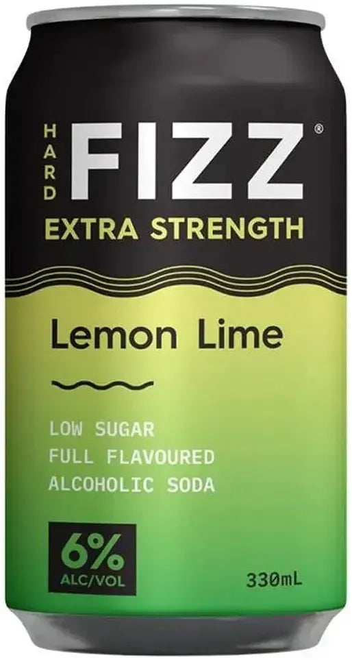 Buy Hard Fizz Extra Strength Lemon Lime Classic 330ml Online at Bottle Stop