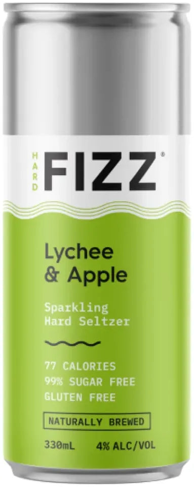 Buy Hard Fizz Lychee & Apple Seltzer 330ml Online at Bottle Stop