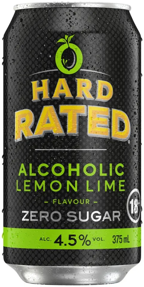 Buy Hard Rated Lemon Lime Zero 375ml Online at Bottle Stop