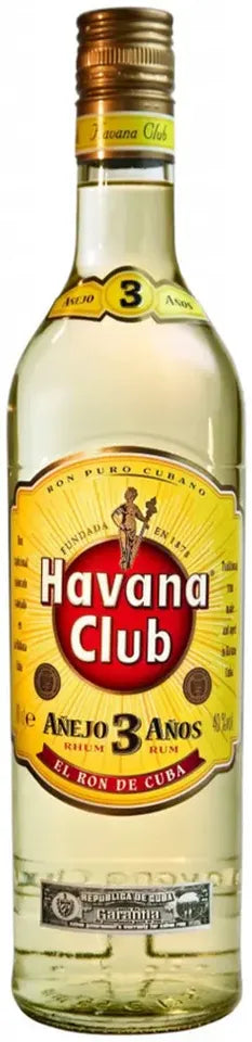 Buy Havana Club Anejo 3 Anos Rum 700ml Online at Bottle Stop