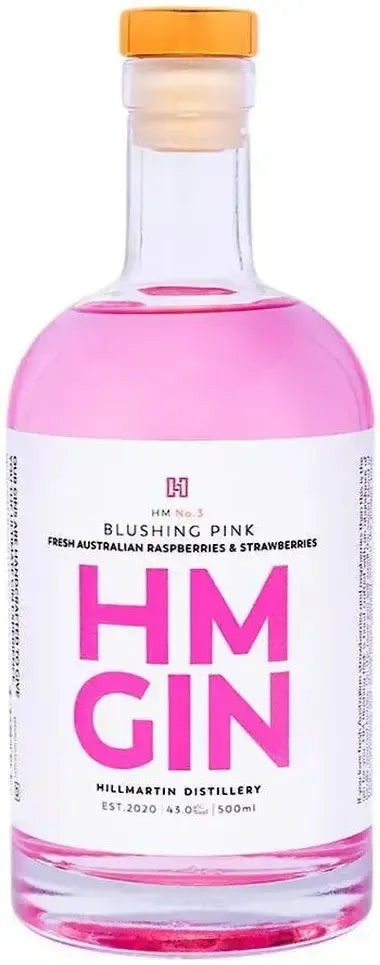 Buy HM Gin Blushing Pink Gin 500ml Online at Bottle Stop