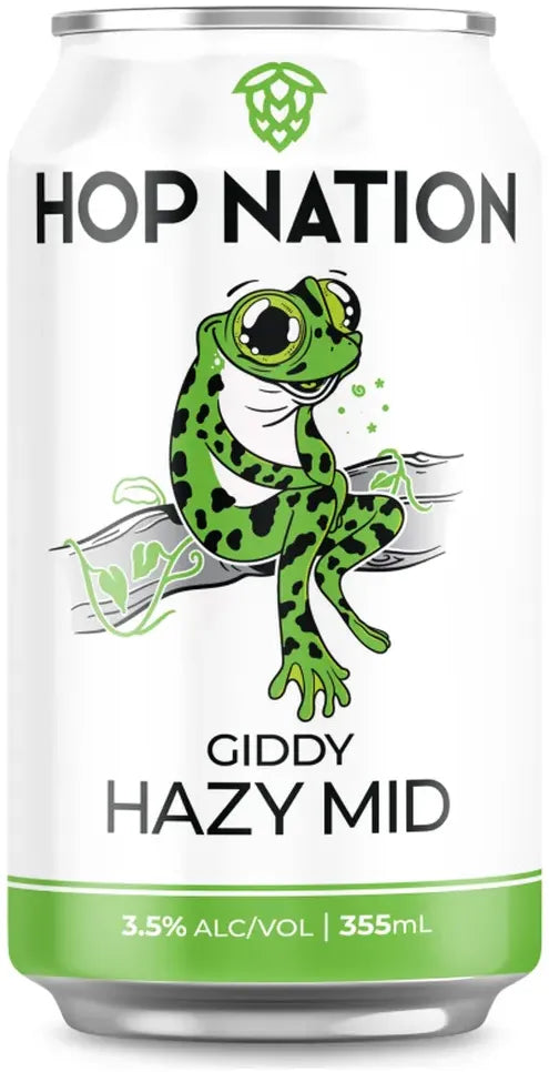 Buy Hop Nation Giddy Hazy Mid 355ml Online at Bottle Stop