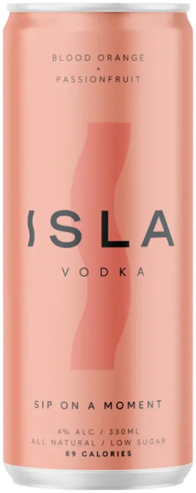 Buy Isla RTD Blood Orange Passionfruit 330ml Online at Bottle Stop