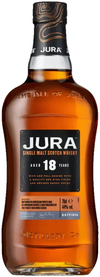 Buy Isle Of Jura 18 Year Old Single Malt 700ml Online at Bottle Stop