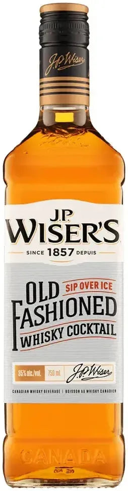 Buy J.P. Wiser's Old Fashioned Whisky Cocktail 750ml Online at Bottle Stop