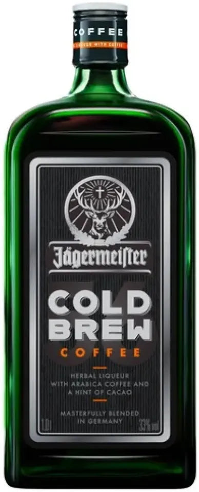 Buy Jagermeister Cold Brew Coffee Liqueur 1L Online at Bottle Stop