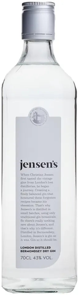 Buy Jensen's Bermondsey Dry Gin 700ml Online at Bottle Stop