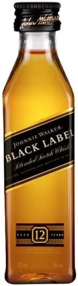 Buy Johnnie Walker Black Label Blended Scotch Whisky Mini 50ml Online at Bottle Stop