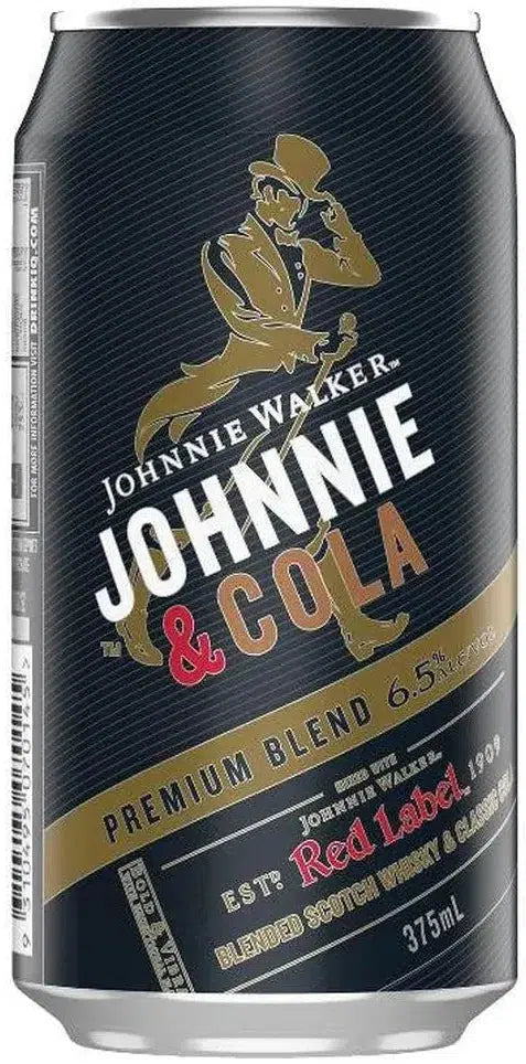 Red Label Cola Buy Johnnie Walker Johnnie & Cola Premium Blend Can 375ml Online at ...